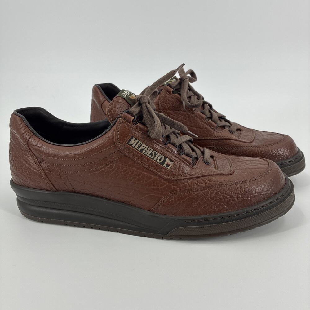 Mephisto Match Shoes Men 10.5 Desert Brown Grain Leather Walking Portugal